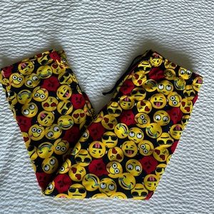 Croft & Barrow Emoji Fleece Pajama Pants